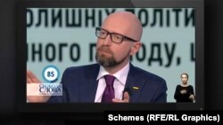 Зараз Яценюк – частий гість на телеканалі Ріната Ахметова і на ток-шоу Савіка Шустера на тому ж телеканалі олігарха