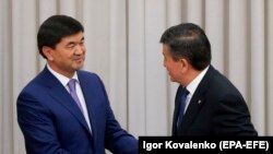 Мухаммедкалый Абылгазиев и Сооронбай Жээнбеков. 25 апреля, 2018 г.