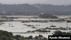 Жапонияда 2021-жылдагы нөшөрдөн улам сел жүргөн аймак. 