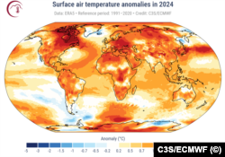 Тэмпэратурныя анамаліі ў параўнаньні з пэрыядам 1991-2020 гадоў, Copernicus