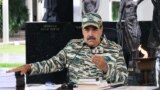 Фактический президент Венесуэлы Николас Мадуро во время встречи с высшим военным командованием в Каракасе. Сентябрь 2025 года