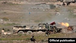 Armenia - Special forces from Russia, Armenia, Belarus, Kazakhstan, Kyrgyzstan and Tajikistan hold joint exercises at the Marshal Baghramian training center near Yerevan, 17Sep2012.