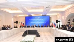 Ադրբեջանի, Ռուսաստանի և Իրանի միջև եռակողմ հանդիպում՝ տրանսպորտի, էներգետիկայի և մաքսային ոլորտներում համագործակցության վերաբերյալ, Բաքու,13 հոկտեմբերի, 2025թ.