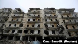 ساختمانی در شرق حلب