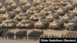 Тамрини низомӣ дар Ҳарбмайдони вилояти Хатлон, дар наздикии сарҳади Тоҷикистону Афғонистон. 23-юми октябри соли 2021