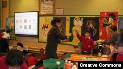 Урок в одной из начальных школ Лондона.