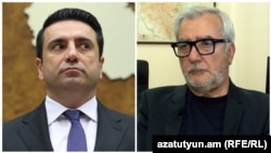 ԱԺ նախագահ Ալեն Սիմոնյան, 44-օրյա պատերազմի քննիչ հանձնաժողովի նախագահ Անդրանիկ Քոչարյան, կոլաժ