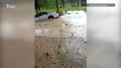 Селевой поток обрушился на село Бустон Вахшского района