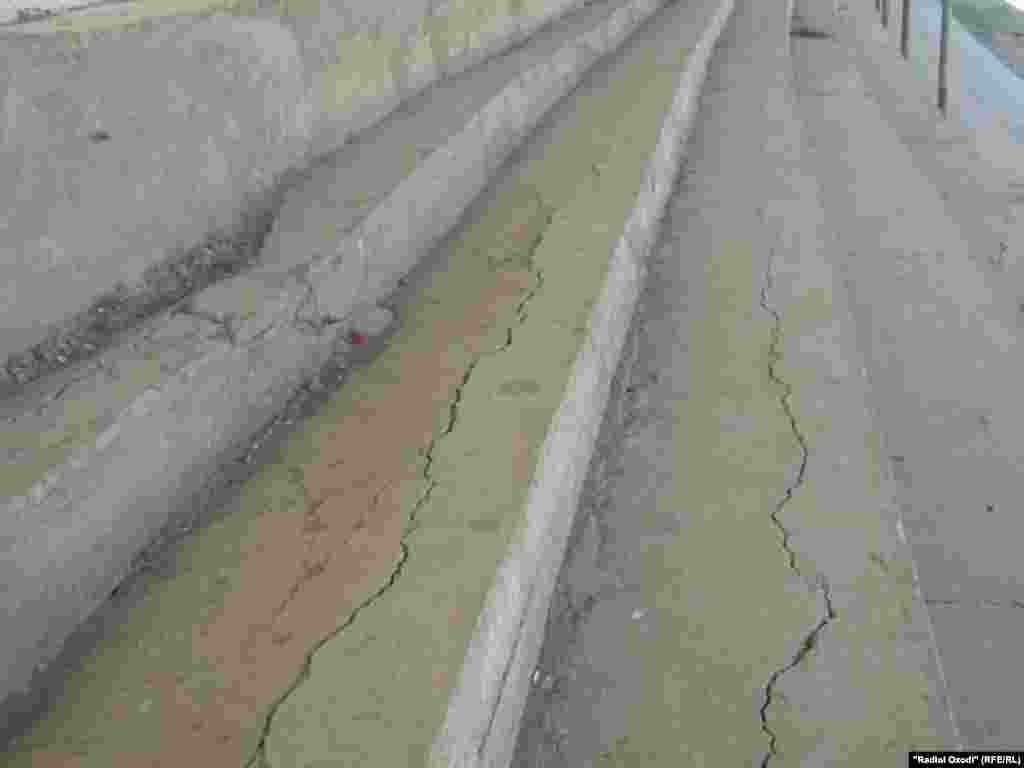 Khovaling stadium destroyed after 4 years since it was built