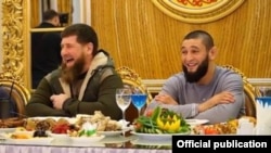 Рамзан Кадыров и Хамзат Чимаев (архивное фото)