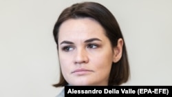 Opposition leader Svyatlana Tsikhanouskaya