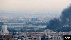 Իրան - Իսրայելի հարվածից հետո Թեհրանի կենտրոնից ծուխ է բարձրանում, 16-ը հունիսի, 2025թ.