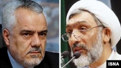 مصطفی پورمحمدی (سمت راست) و محمدرضا رحيمی