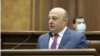 Armenia - Opposition deputy Artur Sargsian speaks during a session of the National Assembly.