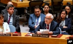 سخنرانی ریاض منصور، سفیر تشکیلات فلسطینی در سازمان ملل، پس از تصویب قطعنامه