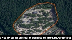 Маҳалли сохтмон. Акс рӯзи 12-уми июли 2025 аз тарафи ширкати Planet Labs гирифта шудааст