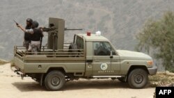 مرزبانان سعودی در نزدیکی مرز با یمن
