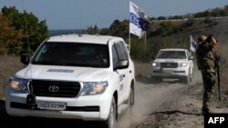 Представники спостережної місії ОБСЄ на Донбасі, жовтень 2015 року