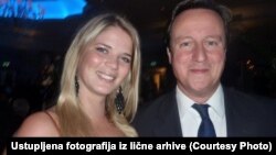 Anđela Mirčić sudjelovala je u predizbornoj kampanji britanskih konzervativaca, na slici sa bivšim premijerom Davidom Cameronom