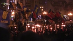 День народження Бандери: смолоскипова хода та патріотичні заклики (відео)