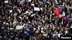 تظاهرات در تونس