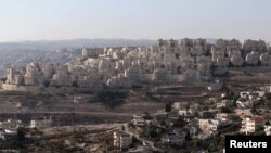 نمایی از شهرک یهودی‌نشین «هر خوما» در نزدیکی بیت‌المقدس (اورشلیم)