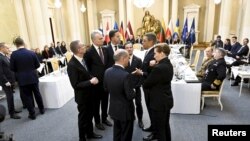 Балтика боюндагы 8 өлкөнүн лидерлери катышкан жыйын.  Хельсинки, 14-январь 2025-жыл