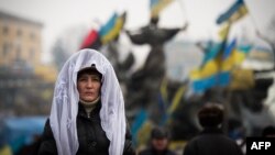 Киев, Евромайдан, 9-е февраля