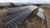 Armenia - A newly built solar power plant in Tsaghkadzor, 29Sep2017.