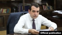 Armenia - Shirak Governor Hovhannes Harutiunian.