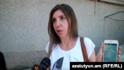 Элен Исаакис беседует с корреспондентом Радио Азатутюн, Ереван, 16 мая 2019 г.