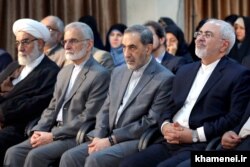 محمدجواد ظریف و دو وزیر خارجه پیشین جمهوری اسلامی علی اکبر ولایتی و کمال خرازی