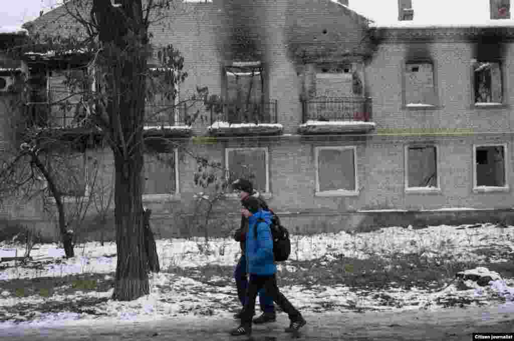 Illovaisk township, Donetsk region, Ukrain.