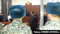 На вынесении приговора по делу о терроризме. Караганда, 9 декабря 2016 года.     