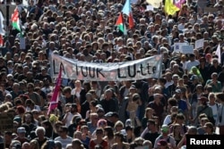 Протестът в Нан.