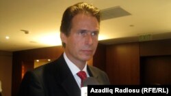 Глава директората  ЕС по России, Восточному партнерству, Центральной Азии, региональному сотрудничеству и ОБСЕ  Гуннар Виеганд, Баку, 23 сентября 2011