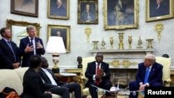 Встреча Дональда Трампа с президентом ЮАР Сирилой Рамафосой