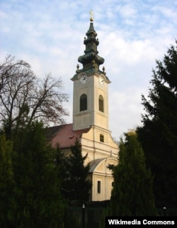 Греко-католицький собор у селі Руський Керестур. Община Кула Західно-Бацького округу, Воєводина, Сербія