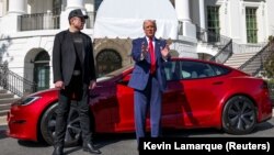 Илон Маск и Дональд Трамп