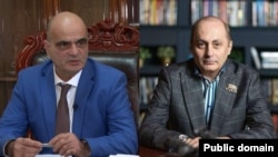 ԴՕԿ կուսակցության նախագահ Վարդան Ղուկասյան, փաստաբան Լևոն Բաղդասարյան, կոլաժ