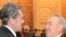 Yushchenko and Nazarbaev in Astana