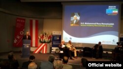 محمدرضا نعمت زاده در کنفرانس «تجارت و سرمايه‌گذاری ايران و اروپا» در وين 