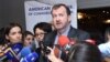 Armenia -- Ambassador Richard Mills speaks to journalists in Yerevan. 13Sept., 2017