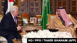 یکی از دیدارهای پیشین ملک سلمان و محمود عباس در ریاض در اول دی ماه سال گذشته.