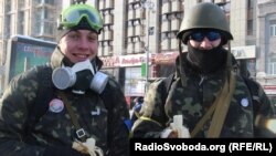 Украина -- Протестхочунна юкъара мотт карийна "беркутхочуьнца", Kиев, 23Деч2014