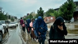 Ооганстандын Парван провинциясындагы суу каптоодон кийинки жагдай, 26-август 2020-жыл. 