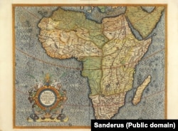 Герард Меркатор і його мапа Африки, вперше видана в 1585 році