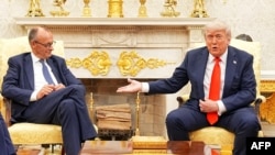 Фридрих Мерц и Дональд Трамп