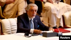 Абдулла Абдулла на церемонії відкриття міжафганських переговорів, Катар, 12 вересня 2020 року