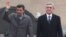 Armenia - President Serzh Sarkisian (R) meets his visiting Iranian counterpart Mahmud Ahmadinejad in Yerevan,23Dec2011.